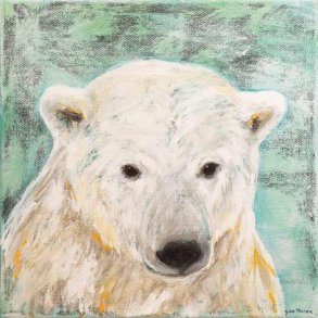 Isbj�rn 1. Original acrylmaleri